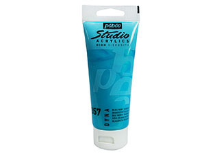 Pebeo Studio Acrylic 100ml Iridescent Blue Green - (200024195)