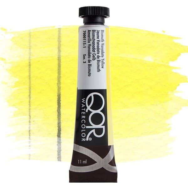 QOR Watercolor Bismuth Vandate Yellow 11ml Tube - (200016498)