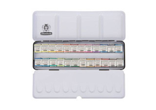 Schmincke Horadam Watercolor Half Pan Metal Box Set of 24