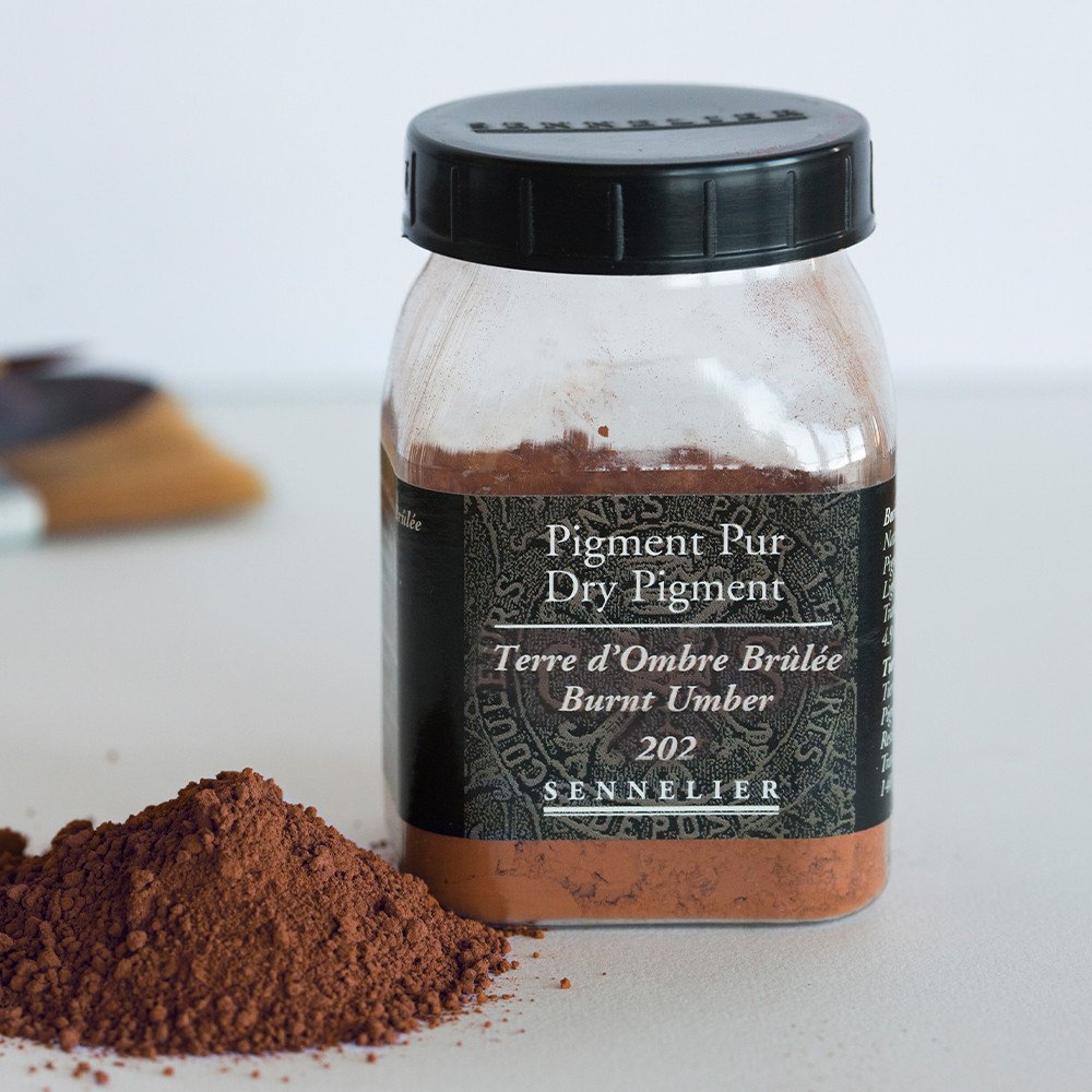 Sennelier Artist Dry Pigment 175 ml Jar - Burnt Umber - (55776)