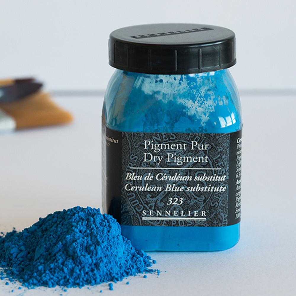 Sennelier Artist Dry Pigment 175 ml Jar - Cerulean Blue Hue - (55792)