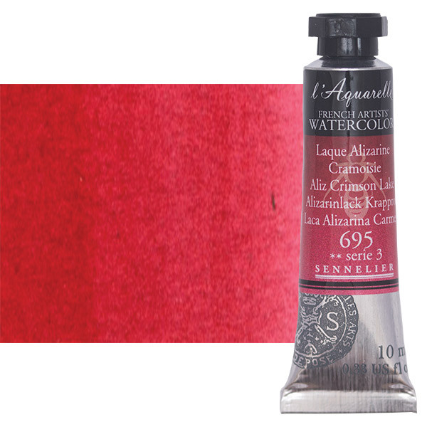 Sennelier l'Aquarelle Artists Watercolor 10ml Alizarin Crimson Lake - (200007003)