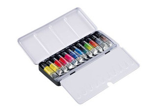 Sennelier l'Aquarelle Artists Watercolor 10ml Metal Set of 12