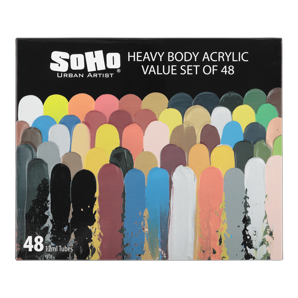 SoHo Urban Acrylic 12mL Value Set of (48) - (90469)