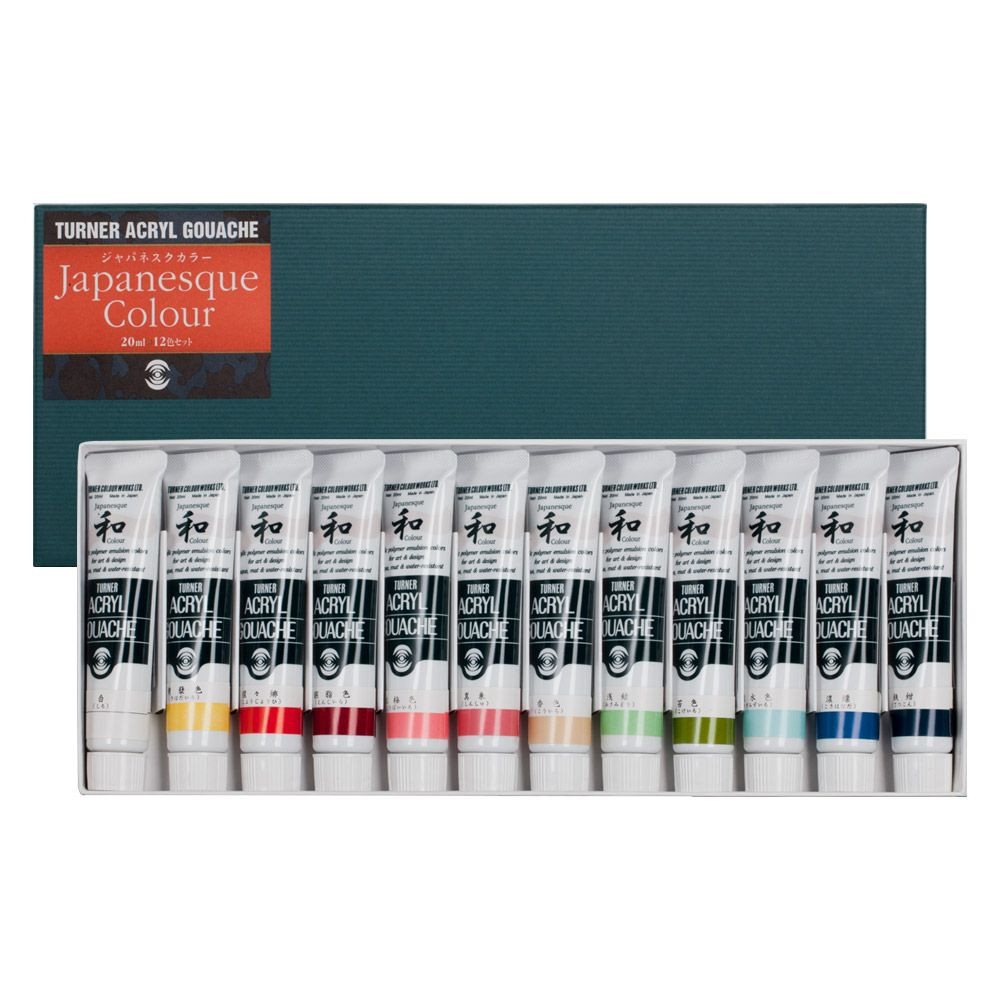Turner Acryl Gouache Japanesque 12 Color Set