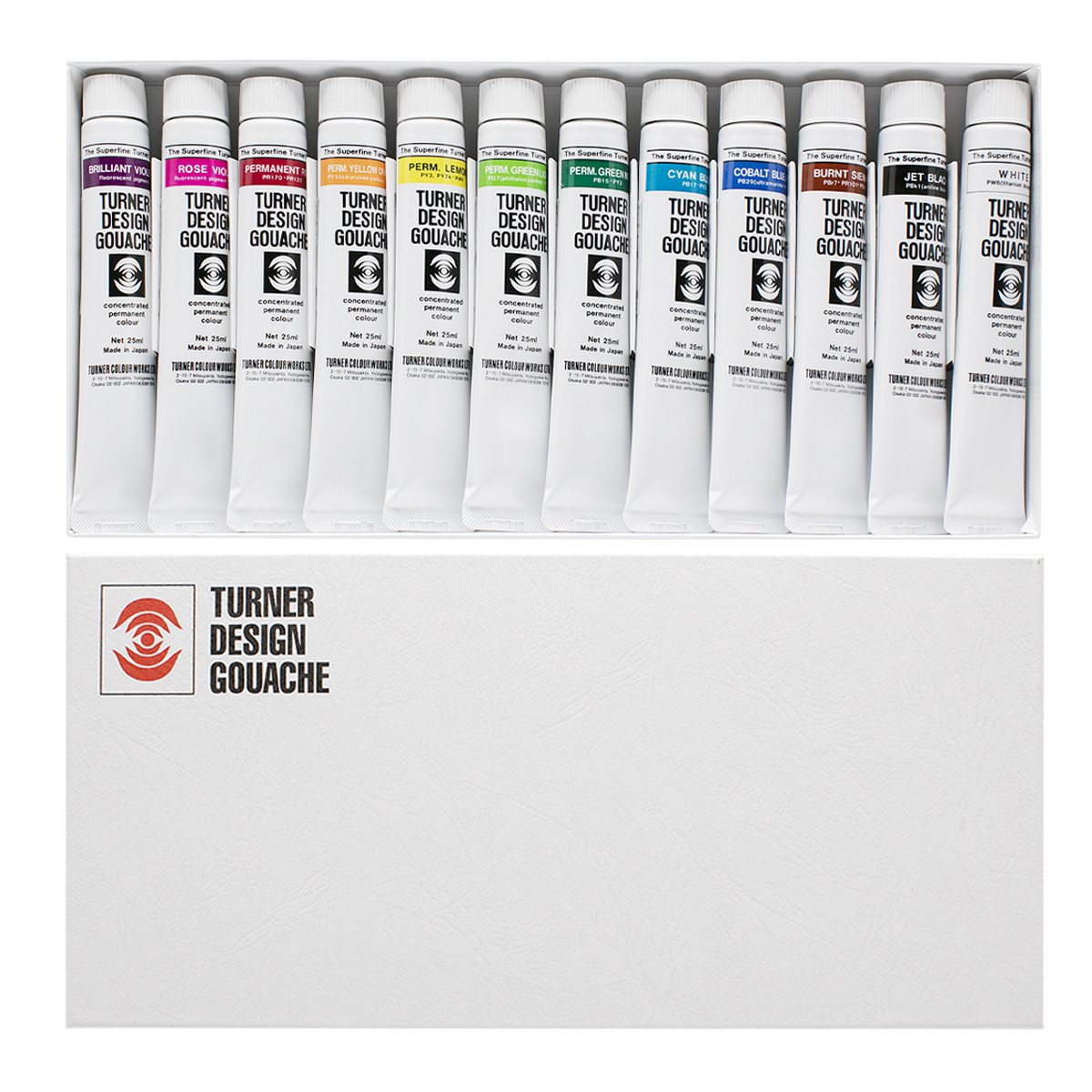 Turner Classic Design Gouache 25ml Set of 12
