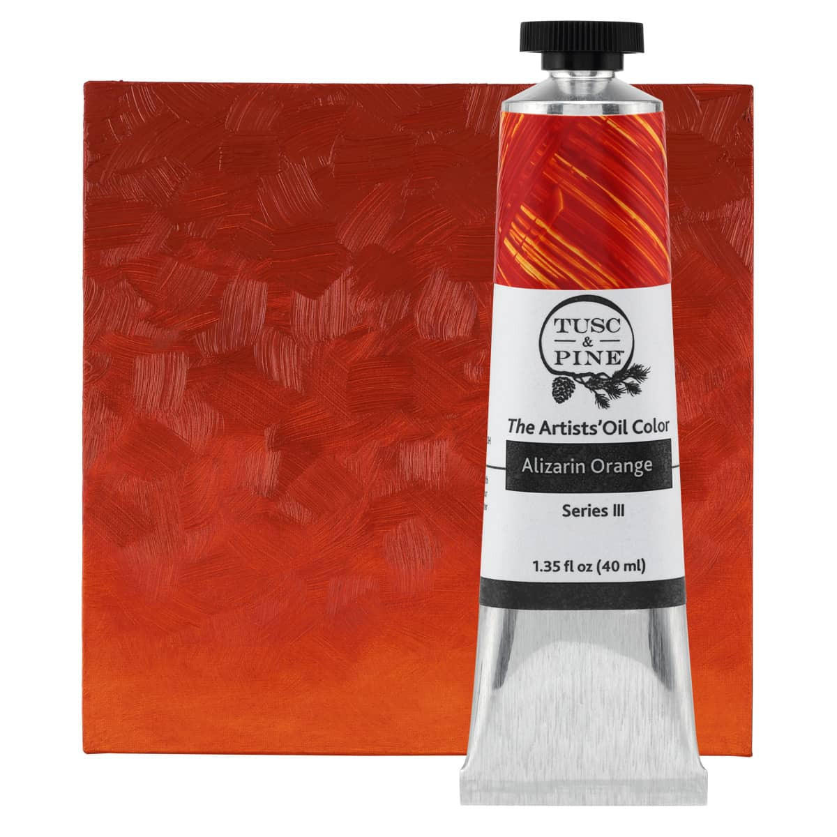 Tusc & Pine Oil Color 40mL Alizarin Orange - (200041907)