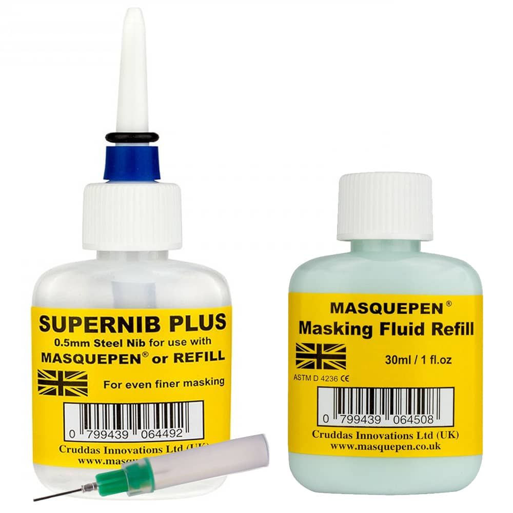 UK Original Masquepen Supernib Attachment with 1oz Fluid Refill