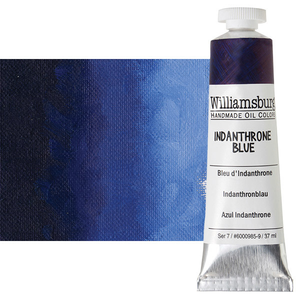 Williamsburg Handmade Oil Color 37ml Indanthrone Blue - (60182)