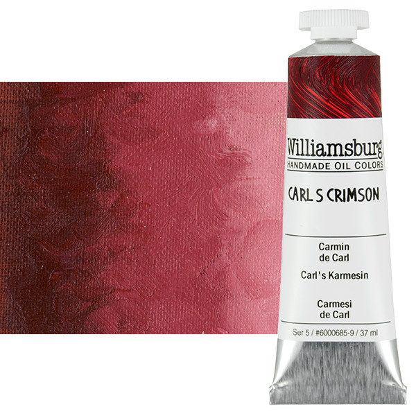Williamsburg Handmade Oil Color 37ml Carl's Crimson - (200015277)