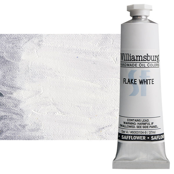 Williamsburg Safflower Oil Color Flake White 37ml - (200016447)