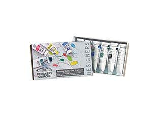 Winsor & Newton Designers Gouache 14ml Primary Colors Set of 6