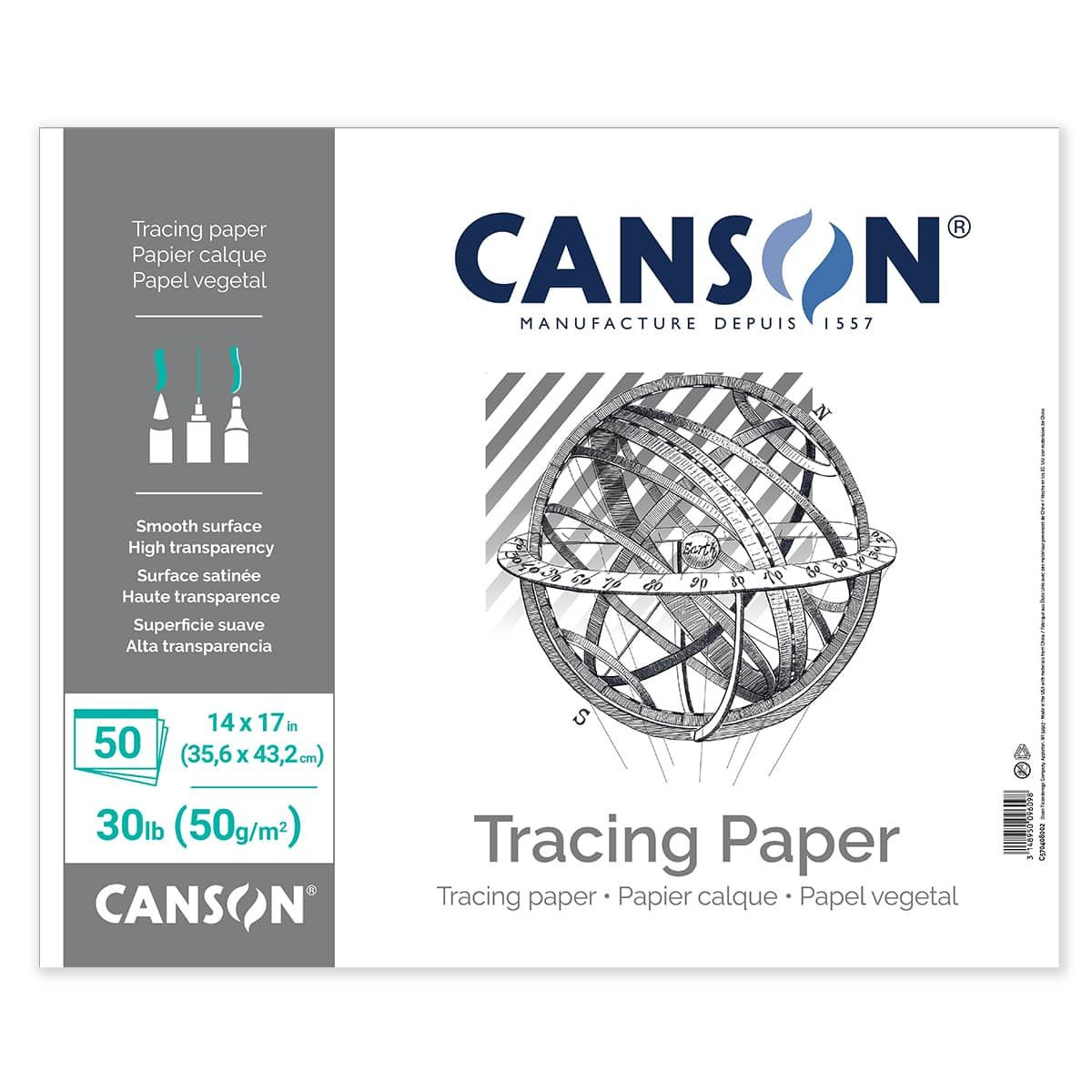 Canson Tracing Paper 14x17 in. Pad