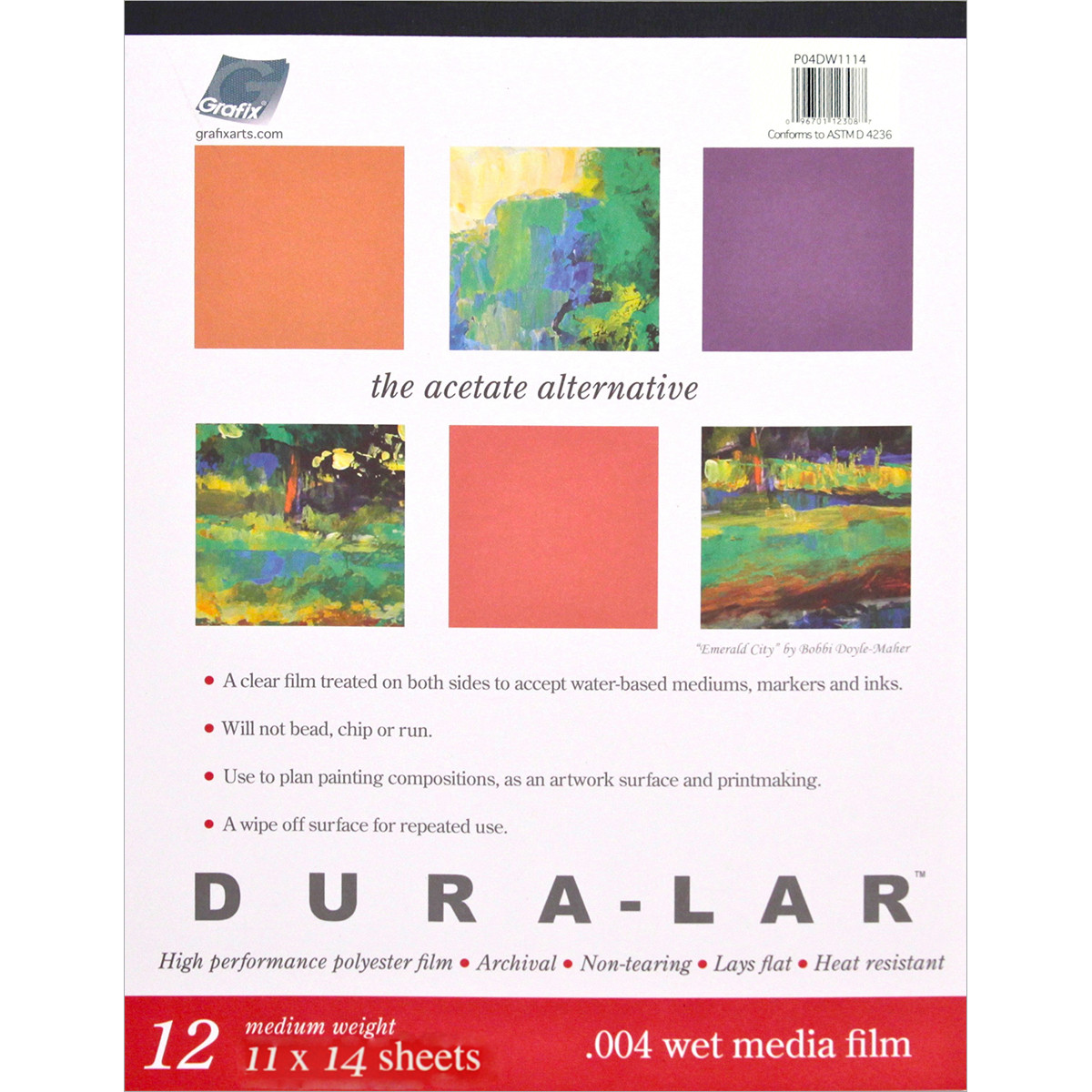 Grafix Dura-Lar Wet Media .004 11x14 Pad