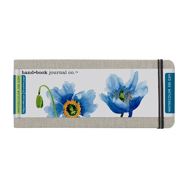 Handbook Journal Co. Watercolor Book 3.5X8.25 Pocket Panorama
