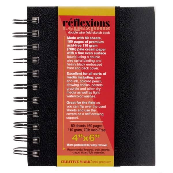 Reflexions Double Wire Sketch Book 4x6