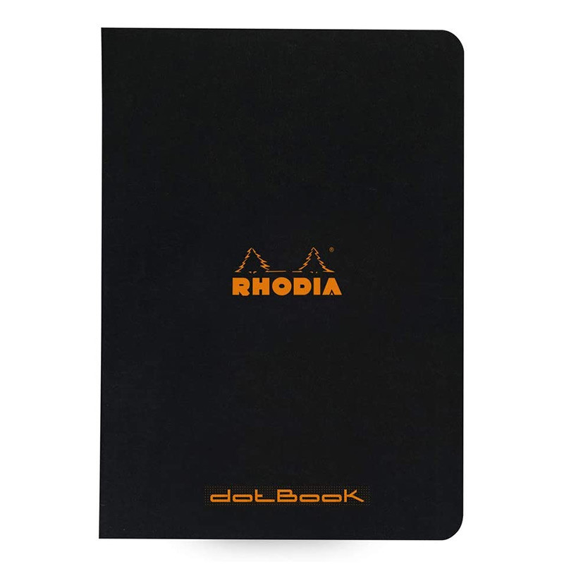 Rhodia Classic Black Dot Notebook 8.25x11.75 (48 Sheets)