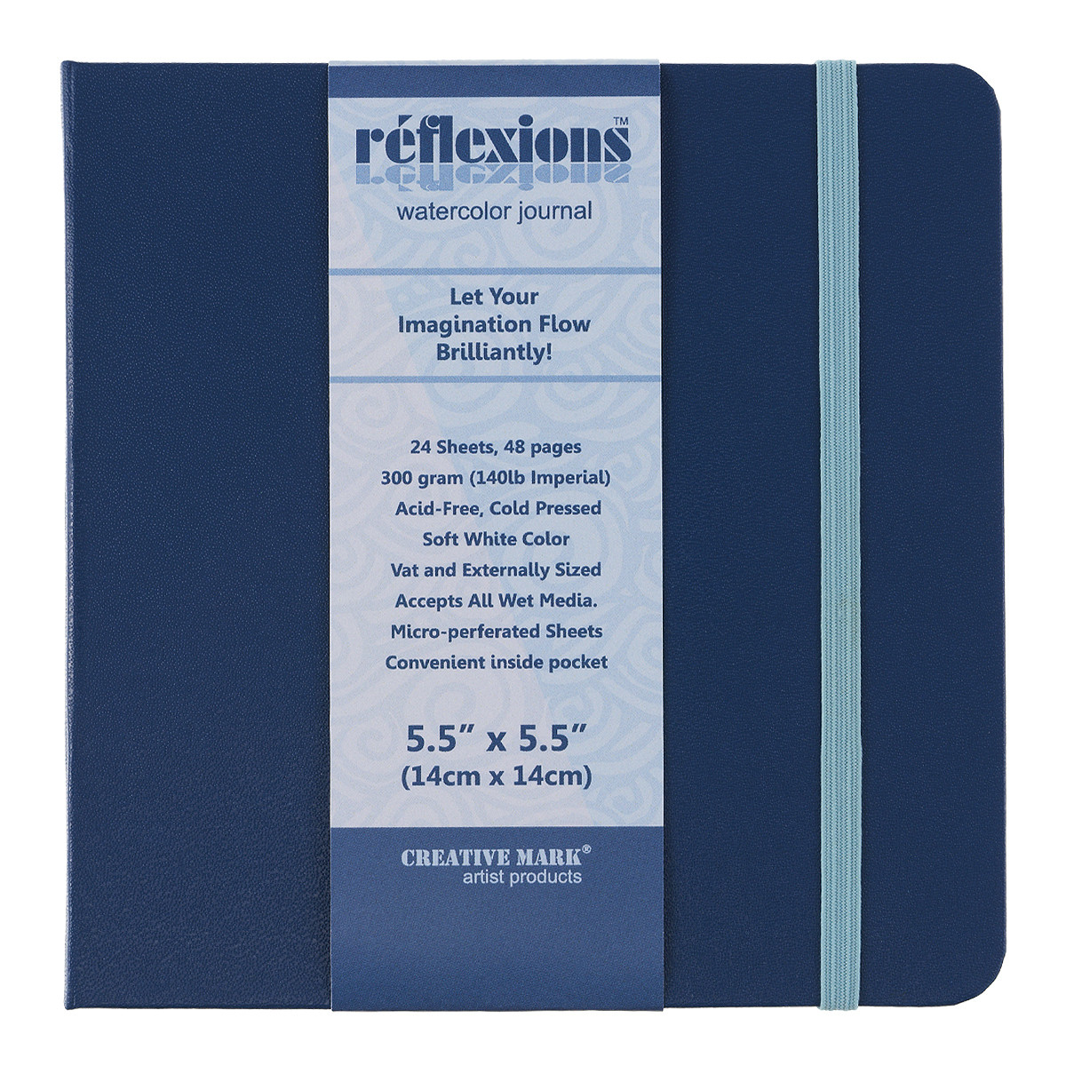 Reflexions Watercolor Notebook 5.51x5.51in