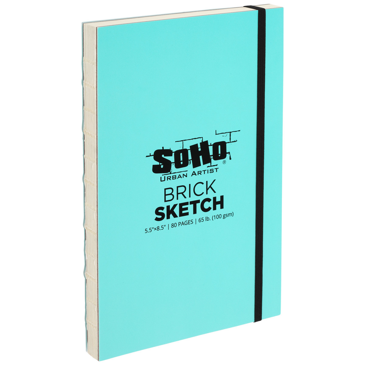 SoHo Brick Journal 100 gsm 5.5x8.5 Sketch Paper (80 Sheets)