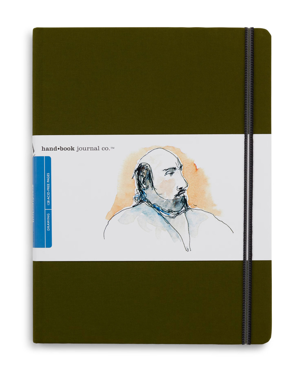 Speedball Travelogue Drawing Journal 10.5x8.25 Cadmium Green