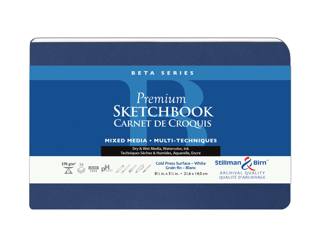 Stillman & Birn Beta Softbound Landscape Sketch Book 8.5x5.5