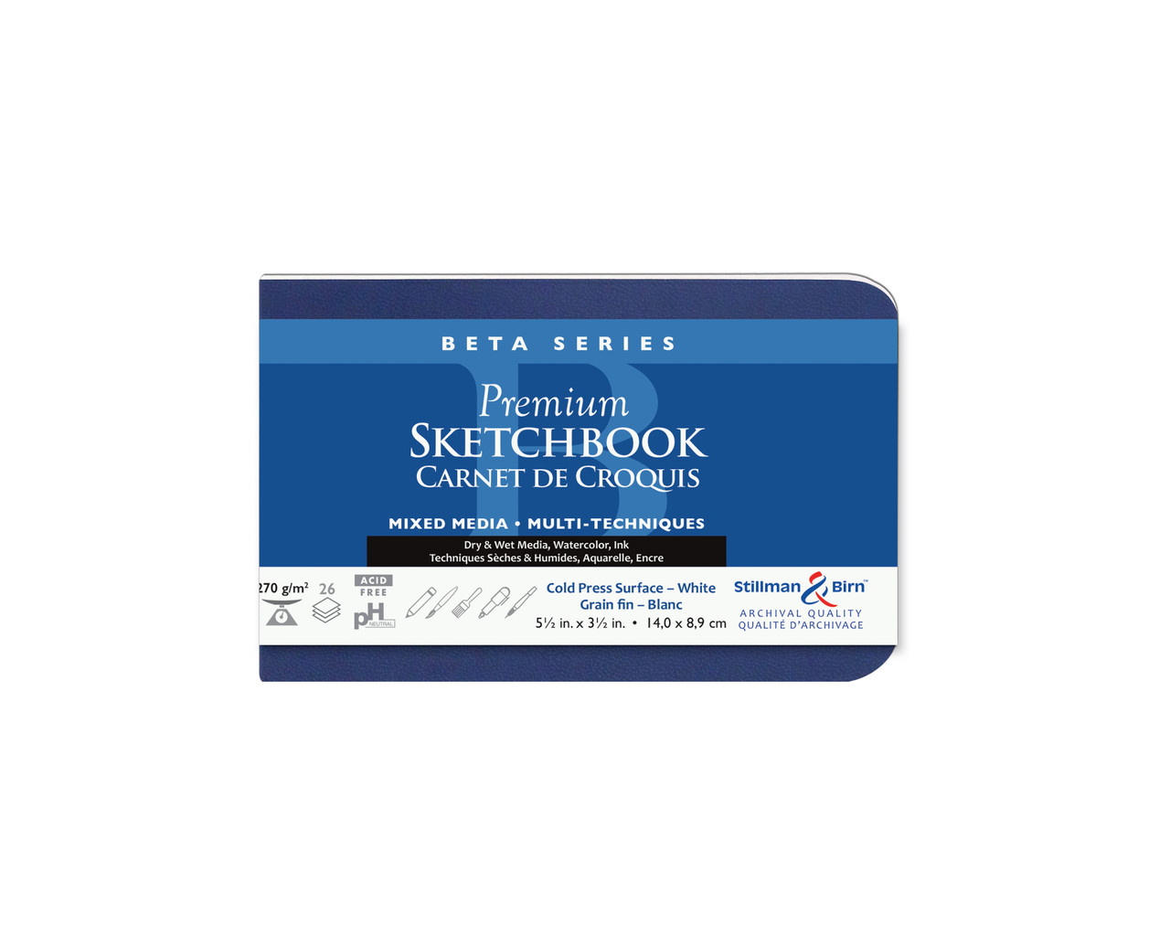 Stillman & Birn Beta Softbound Landscape Sketch Book 5.5x3.5