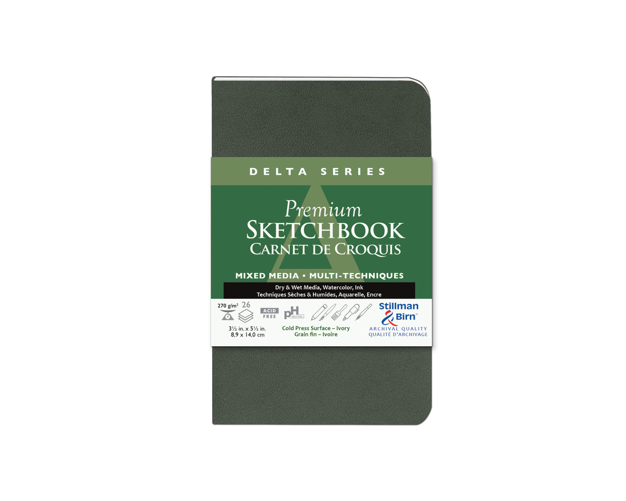 Stillman & Birn Delta Softbound Portrait Sketch Book 3.5x5.5