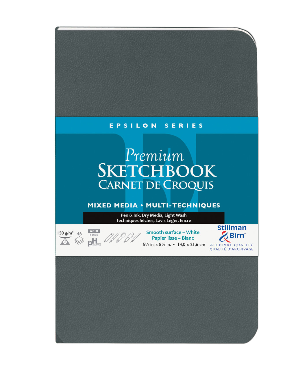 Stillman & Birn Epsilon Softbound Portrait Sketch Book 5.5x8.5