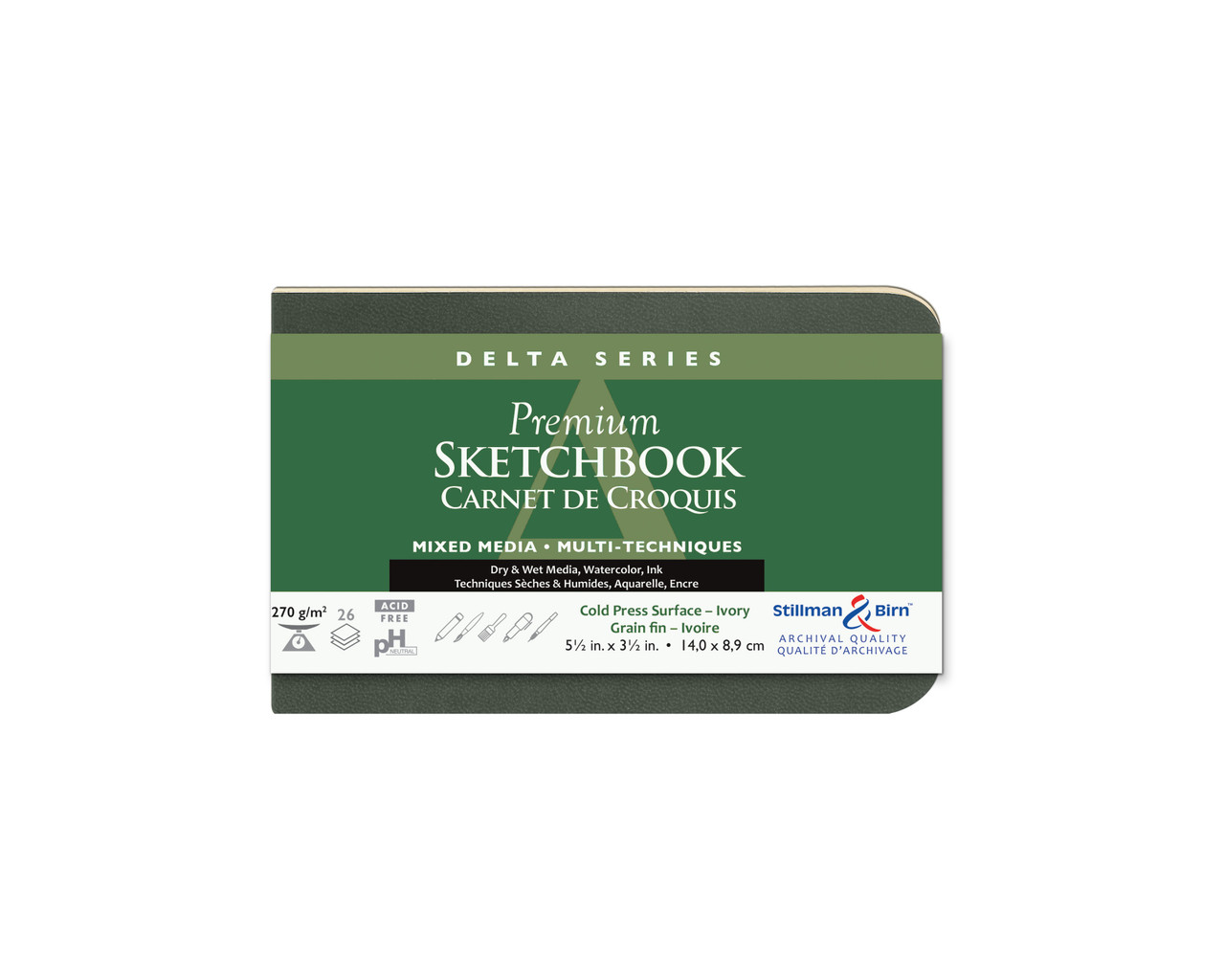 Stillman & Birn Delta Softbound Landscape Sketch Book 5.5x3.5