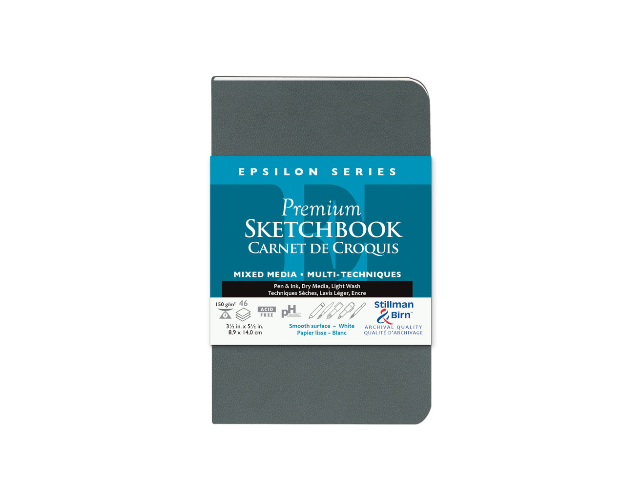 Stillman & Birn Epsilon Softbound Portrait Sketch Book 3.5x5.5