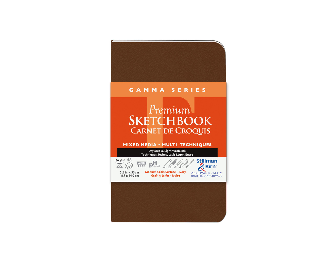 Stillman & Birn Gamma Softbound Portrait Sketch Book 3.5x5.5