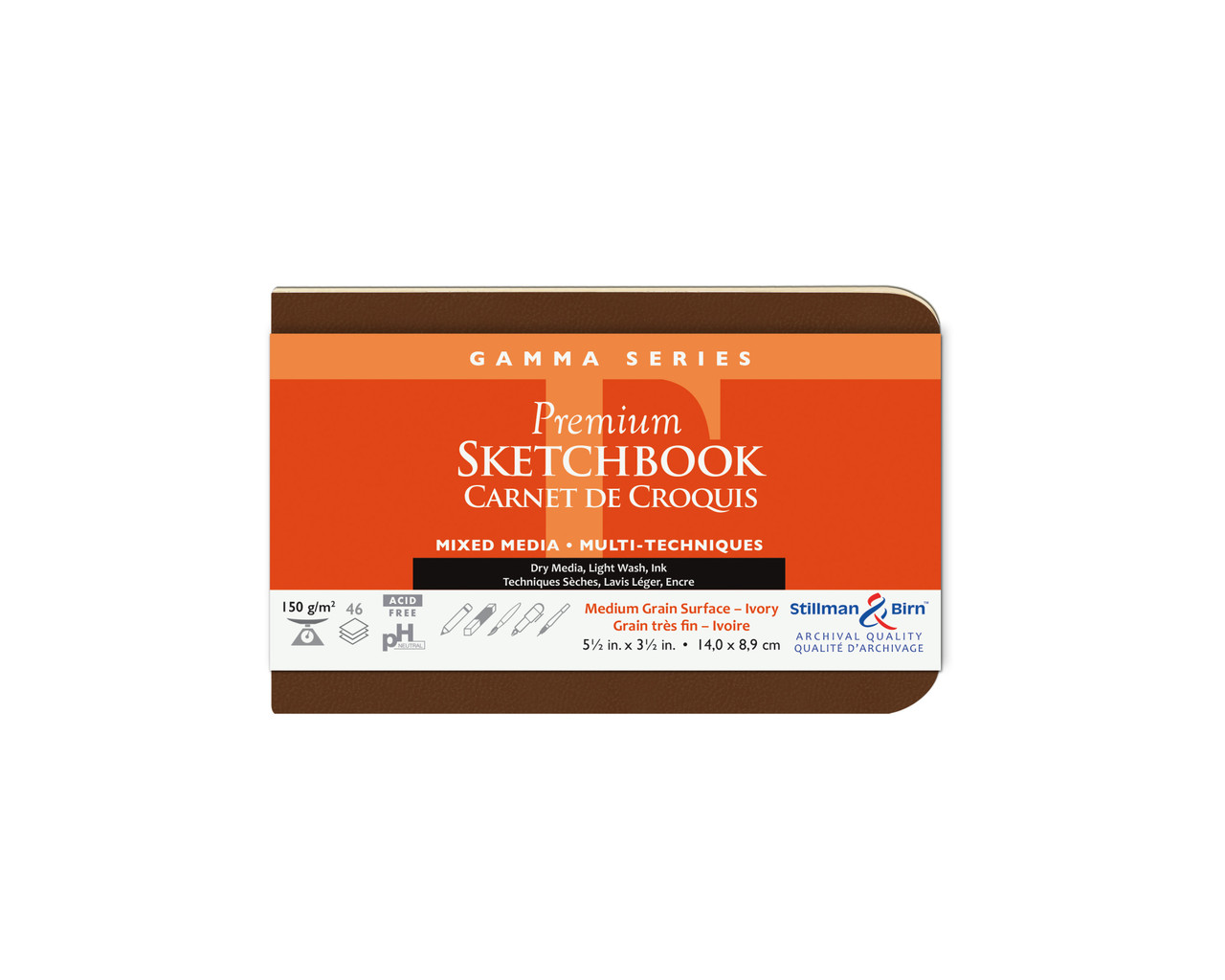 Stillman & Birn Gamma Softbound Landscape Sketch Book 5.5x3.5