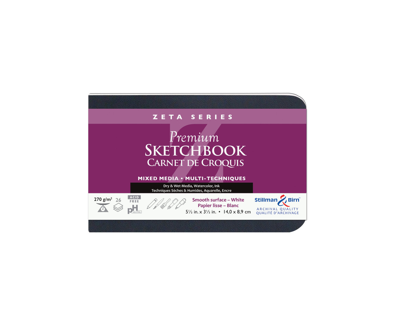 Stillman & Birn Zeta Softbound Landscape Sketch Book 5.5x3.5