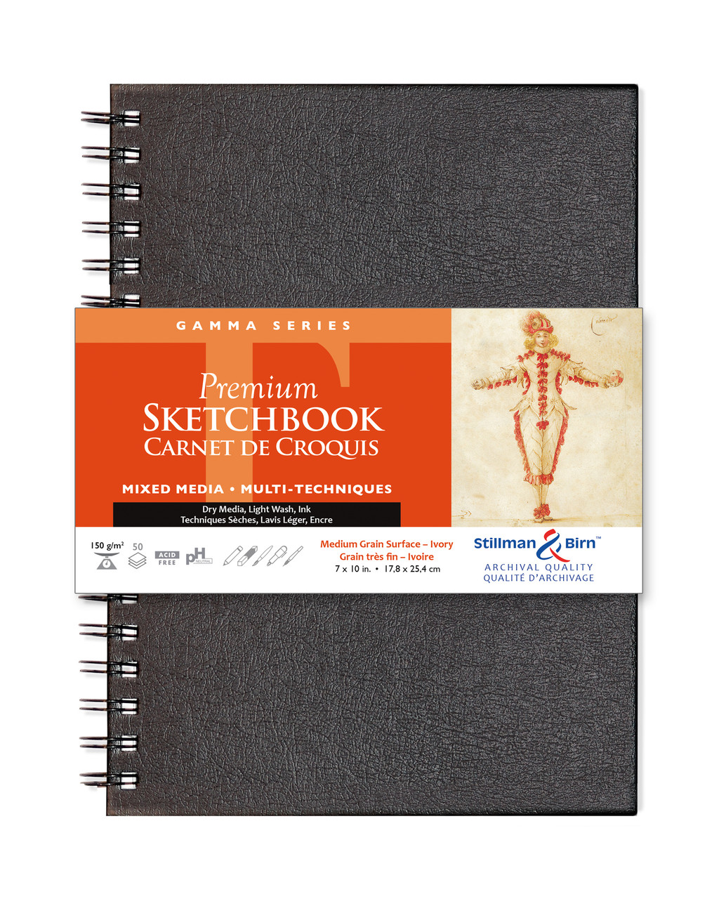 Stillman & Birn Gamma Wire Bound Sketch Book 7x10