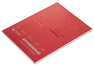 Stonehenge Aqua Watercolor 140 lb. Hot Press 2.5x3.75in Mini Pad