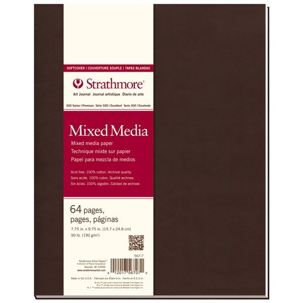 Strathmore 500 Series Soft Cover Mix Media Journal 7.75x9.75