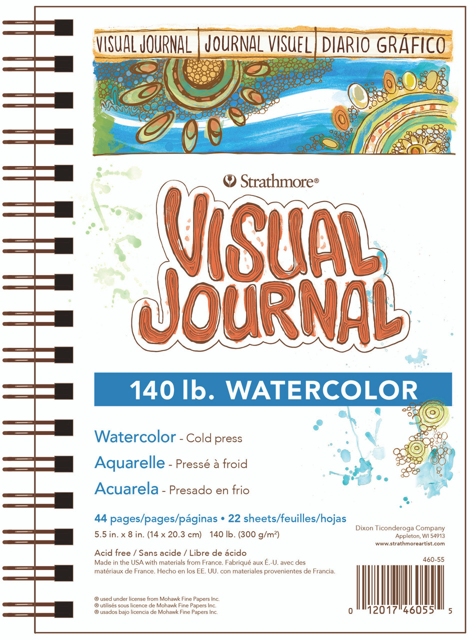 Strathmore Visual Art 140 lb. Watercolor Journal 5.5x8