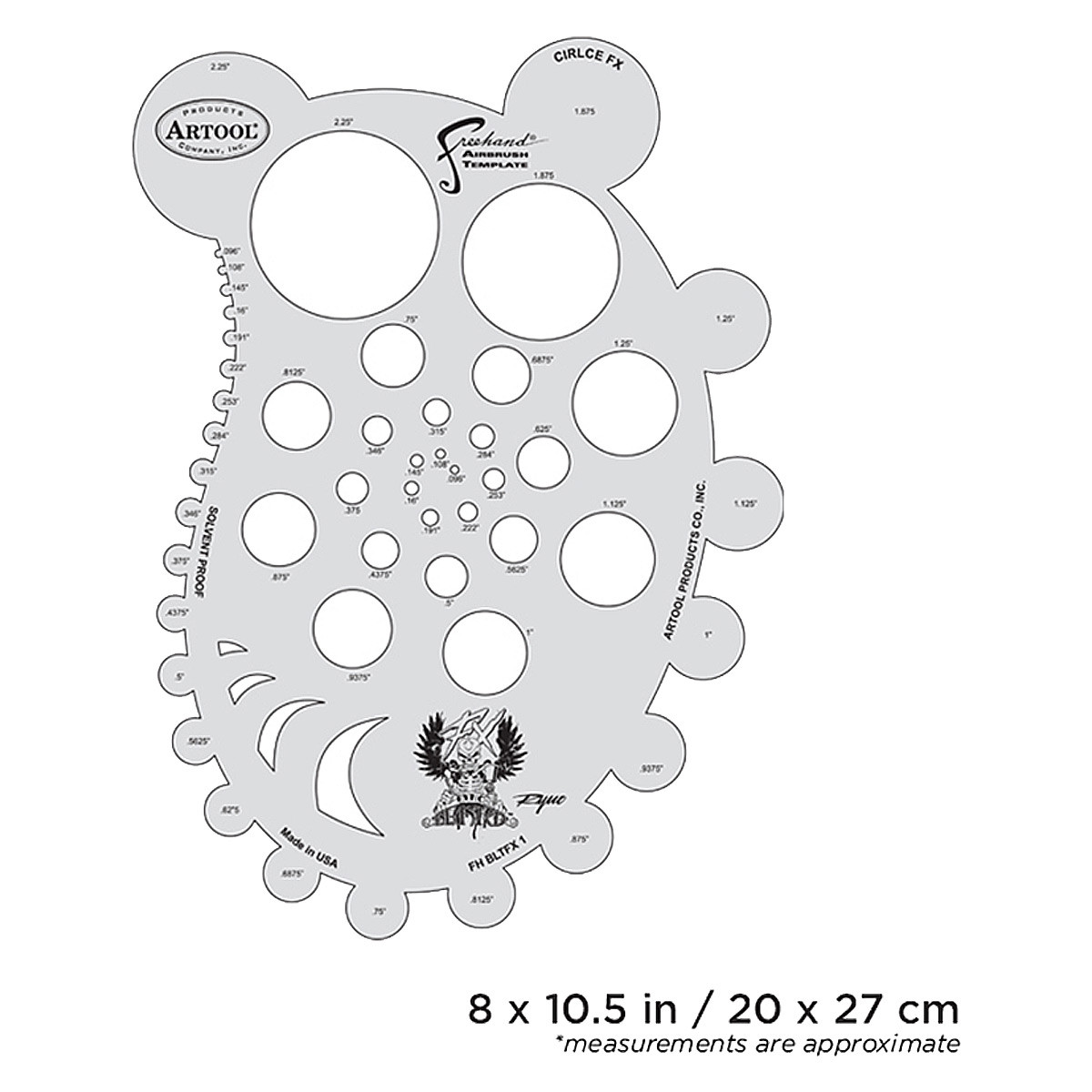 Artool Template - Blasted FX Circle