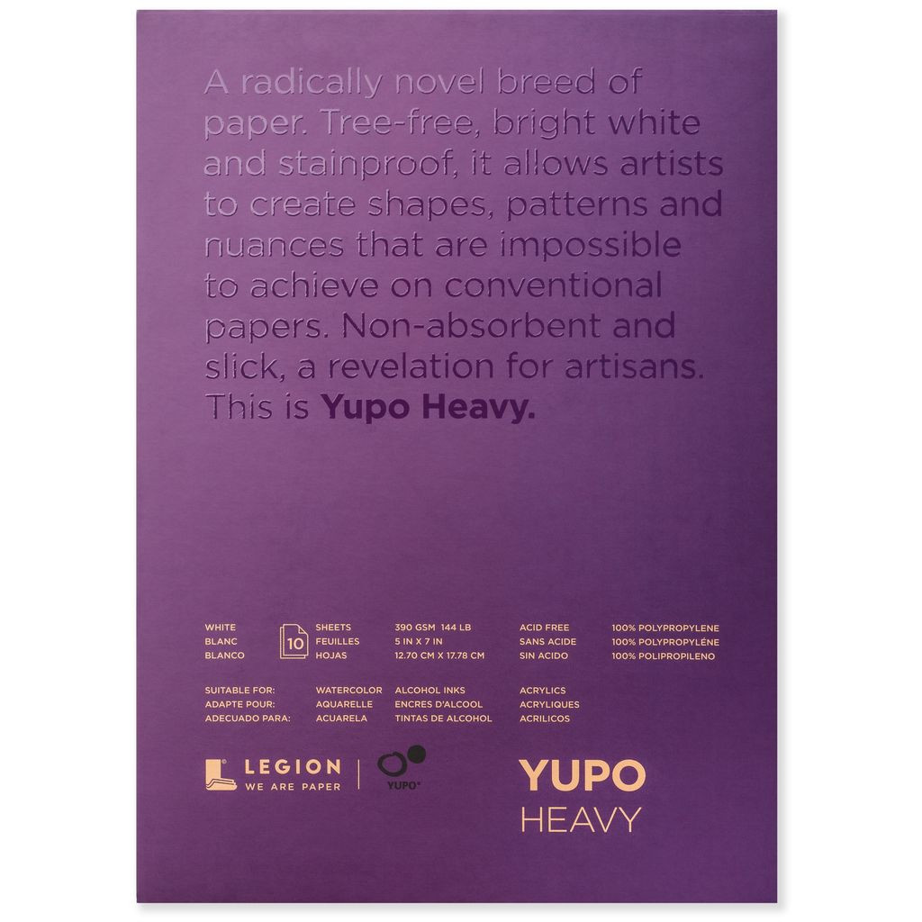 Yupo Heavyweight White 5in x7 in Pad