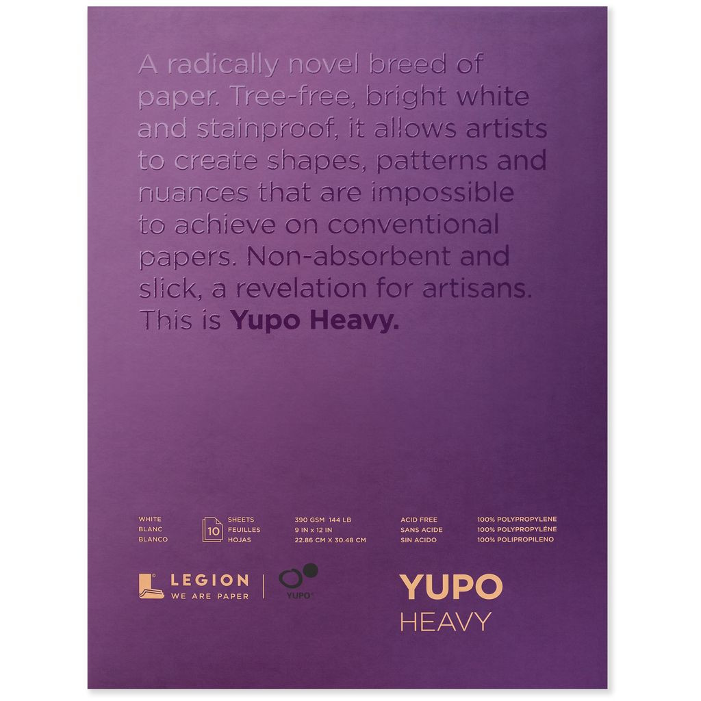 Yupo Heavyweight White 9x12in Pad