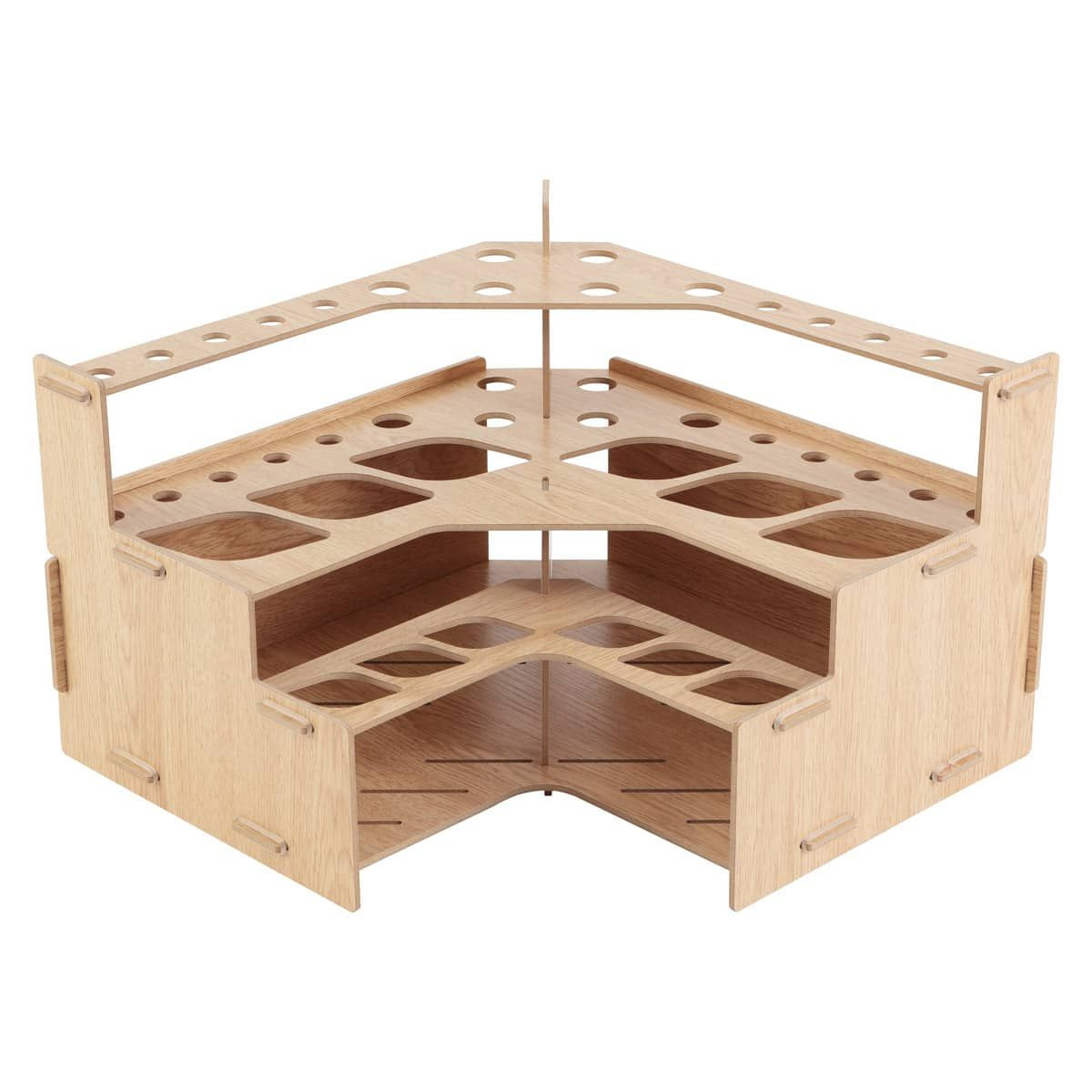 Mezzo Artist Paint and Brush Corner Rack