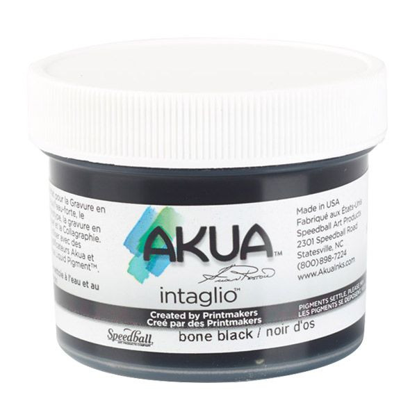 Akua Intaglio Ink Bone Black 2 oz. - (200017698)