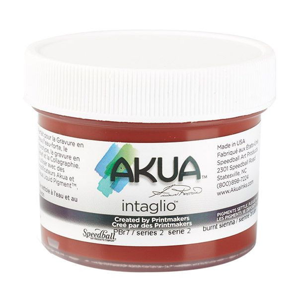 Akua Intaglio Ink Burnt Sienna 2 oz. - (200017699)