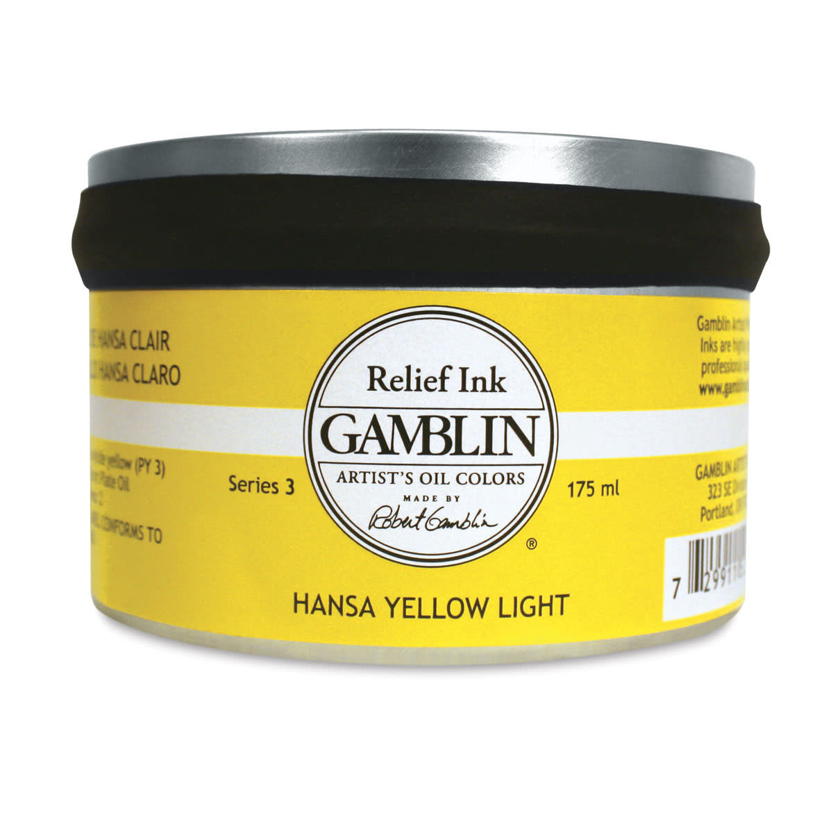 Gamblin Relief Ink 175 ml Hansa Yellow Light - (1000076151)