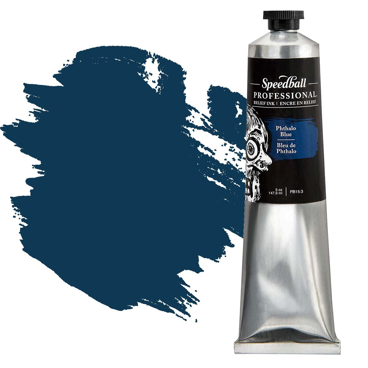 Speedball Pro Relief Ink 5 oz. Phthalo Blue - (200035437)