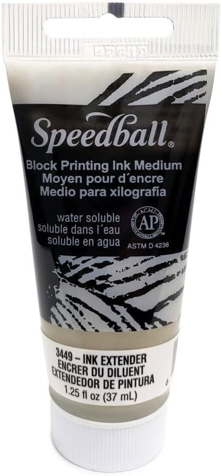 Speedball Water-Soluble Block Printing Ink 1.25 oz. Extender - (100050628)