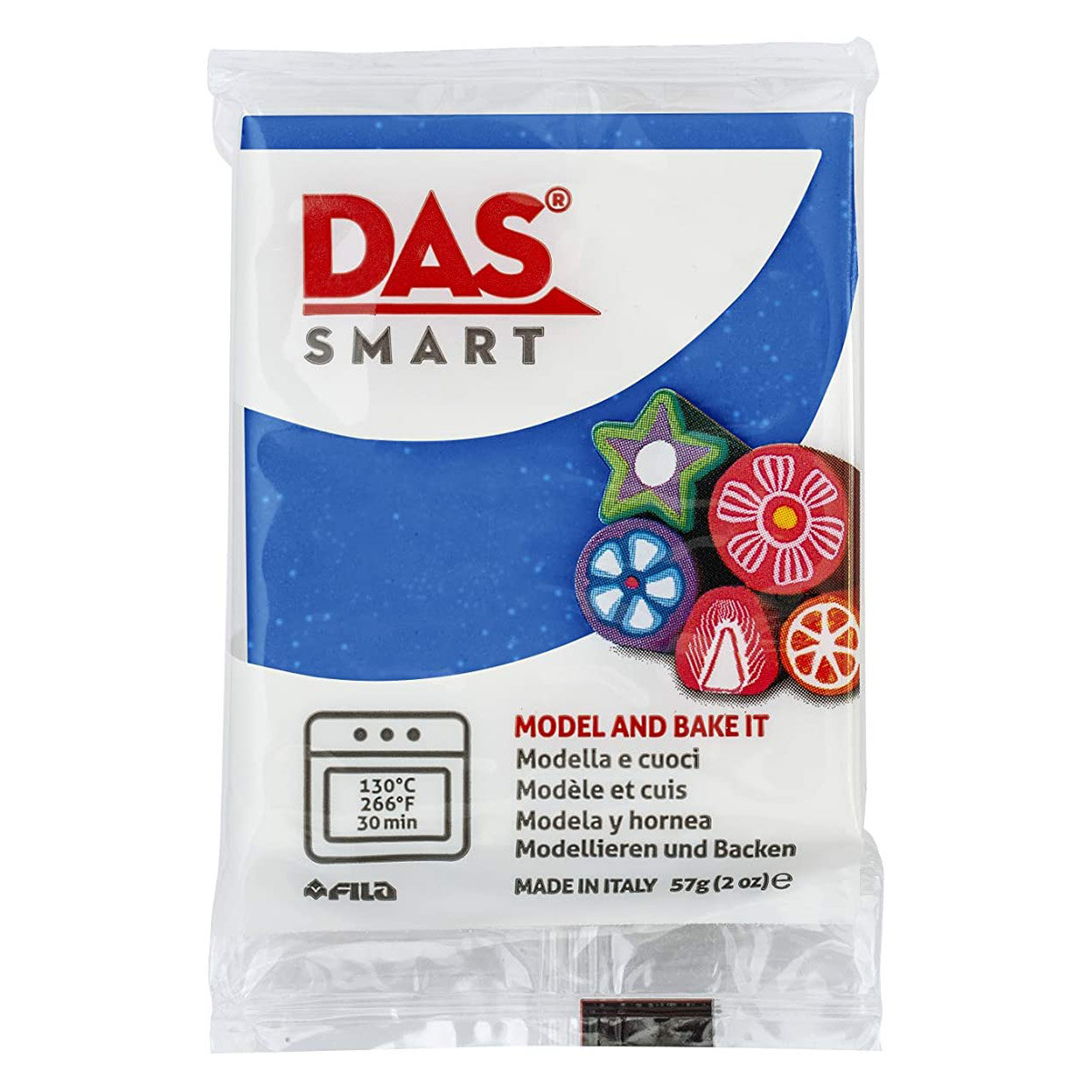 DAS Smart Polymer Clay 2 oz. Blue Glitter - (200036147)