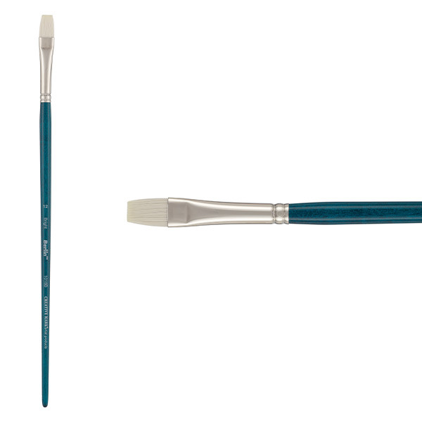 Berlin Synthetic Long Handle Brush Series 1018B Size 12 Bright - (89876)