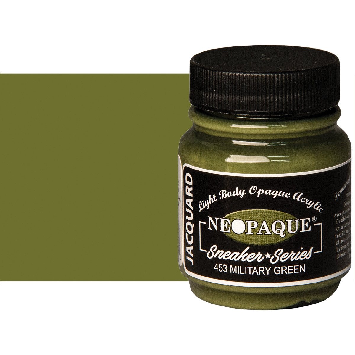 Jacquard Neopaque Fabric Color 2.25 oz. Military Green #453 - (200028750)