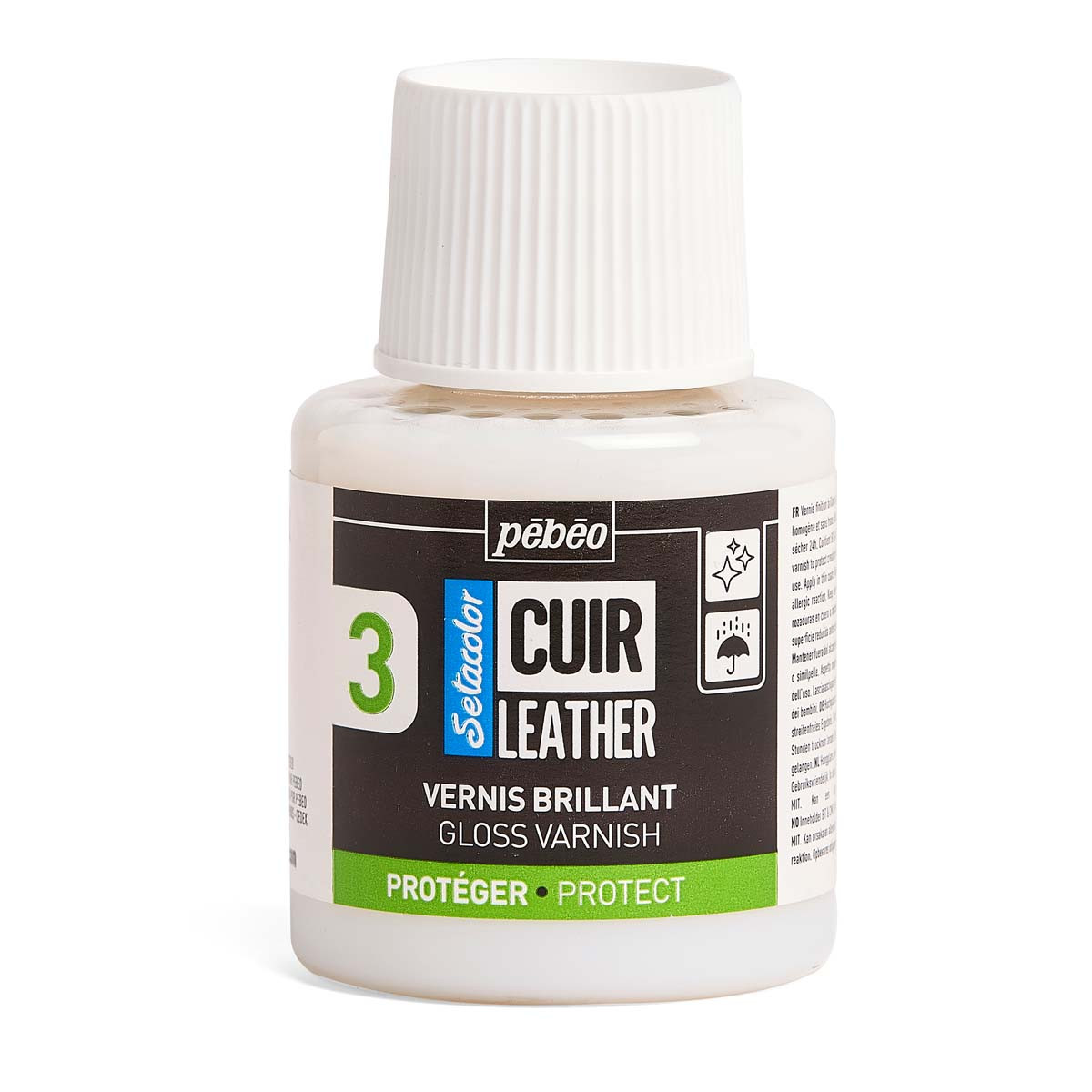 Pebeo Setacolor Leather Paint 110ml Gloss Varnish